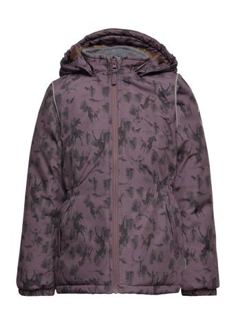 Winter Jacket Aop Purple Mikk-line