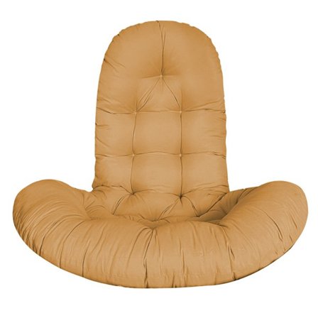 Hengende Eggstol Tykk Put Swingstolpute, Kaffe LANG