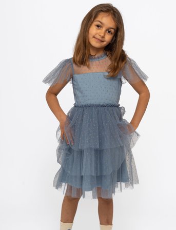 The New Tnnarice S_S Dress - Blue - 146/152