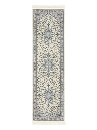 Small Nain Emilia Rug - Beige/Light Blue 80X300 In Classic Style