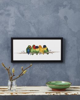 Stickpackung Bild Unzertrennliche