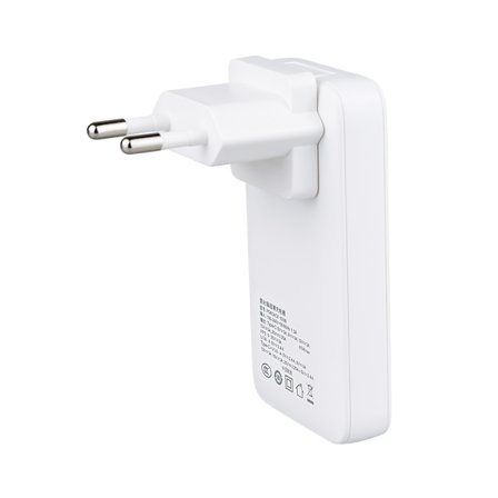 Mini 65W GaN USB Væglader Dobbelt PD QC3.0 Laptop og Telefon Hurtiglader - C Port 5A Udgangsstrøm ABS Materiale