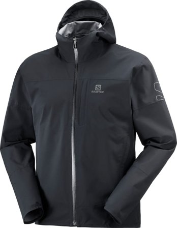 Salomon Men's Outrack 2.5L Waterproof Jacket Men shell jackets Black L