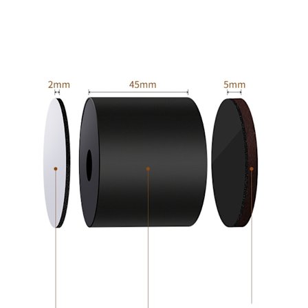 Ben for sengeramme Ben for møbler svart, høydejusterbar