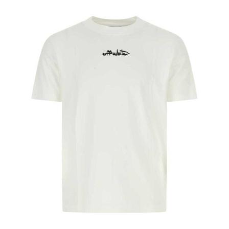 Off White T-Shirts , Wit , Heren , Maat: L