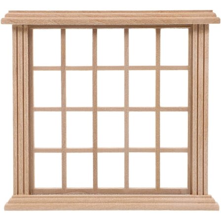 Nuken talon ikkuna rekvisiitta Mini talo huonekalujen koristelu Tyhjä ikkuna malli