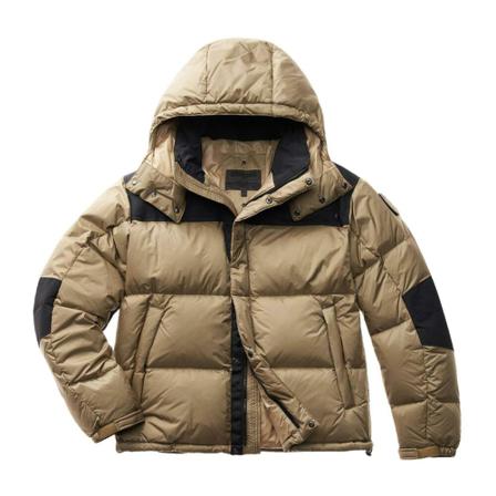 Blauer, Down Jackets Beige, Heren, Maat:M,nylon