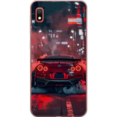 Kompatibelt Mobildeksel til Samsung Samsung Galaxy A10 Sportsbil Rød Drift Racing Tuning