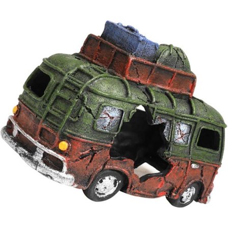 Akvariedekorasjon Bilvrak Bil Akvarium Undervannslandskap Dekorasjon