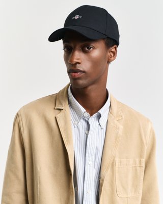 GANT - Caps med shield-logo til herre black