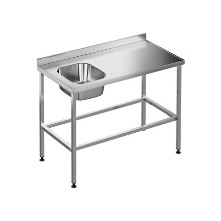 Purus SB-1200-34V Vaskebænk 1200x620x900 mm, venstreplaceret vask, Vaskerum