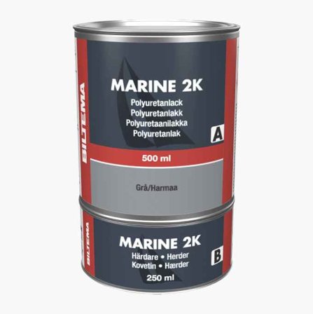 Polyuretanlack grå 0 75 liter