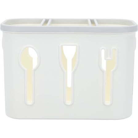 Bestickhållare Köksredskap Caddy Plastpincett Hållare Torkställ Korg Gaffel Sked Avlopp Förvaring Hållare Kopp Kruka För Kökstillbehör Si