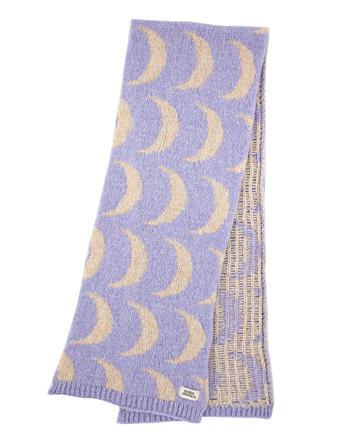 Moon Intarsia Scarf Accessories Scarves Winter Scarves Multi/mønstret Bobo Choses