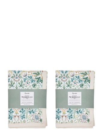 Morris & Co Napkins Strawberry Thief 2-P Patterned Morris & Co