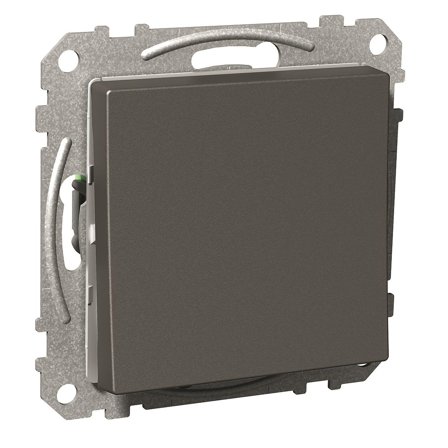 Schneider Electric Exxact Vaihtokytkin antrasiitti Portaikko, ruuvipuristin, Kytkimet & pistorasiat