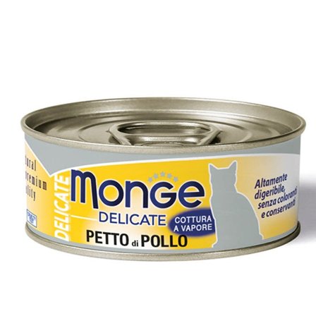 Monge Delicate Pezzetti Petto Di Pollo Cibo Umido Per Gatti