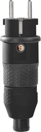 ABL ABL1529100 Støpsel IP54, 2,5 mm² Svart/svart, Stikkontakter & kabler