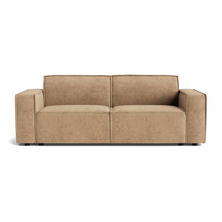 Lyon 3-Sitzer-Sofa in Capri Beige, elegantes und luxuriöses Design für Ihr Wohnzimmer, bequeme Polsterung, hochwertiges Möbelstück, 80cm
