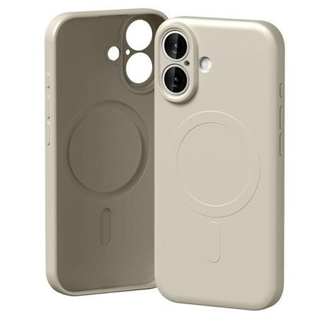 Mercury Mobilskal till iPhone 17 MagSafe Semi-Silicone - Stone