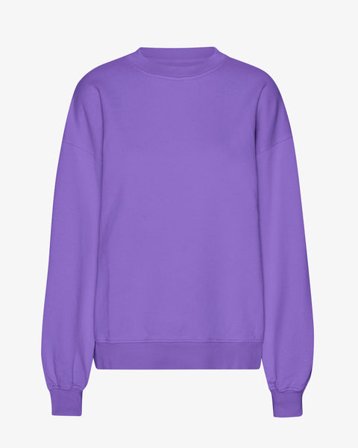 Organic Oversized Crew - Ultra Violet