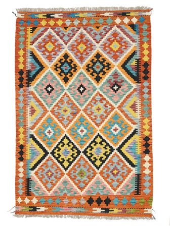 Dywan Kilim Afgan Old Style 126X187 (Wełna, Afganistan)