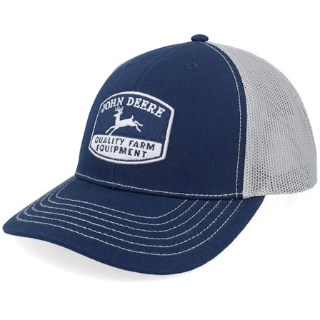 John Deere - Azul trucker Boné - Quality Mesh Back Cap Navy/Grey Trucker @ Hatstore