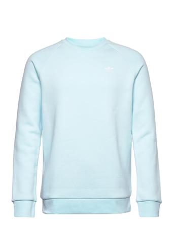 Adicolor Essentials Trefoil Crewneck Sweatshirt Sweatshirt Trøje Blå Adidas Originals
