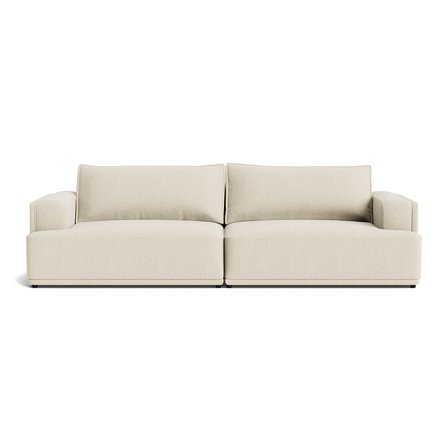 Benessere 3-Sitzer-Sofa Nordic Beige, elegantes Design, groß und geräumig für maximale Entspannung, moderner Stil, unifarben, Höhe 81cm