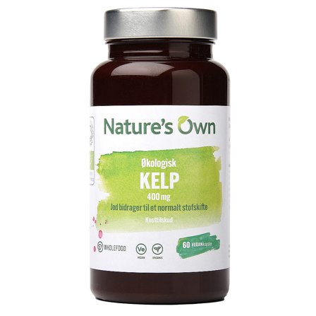 Natures Own Økologisk Kelp 60 kaps, Helse & Madvarer, Mineraler, Jod