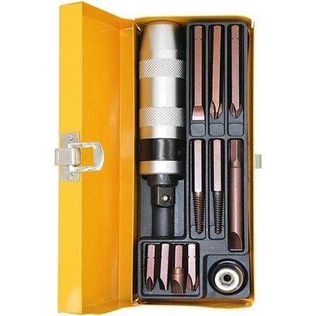 Reversibelt manuelt slagskrutrekker-sett - ZVD - Skrutrekkersett - PH-bits - Skrutrekkersett