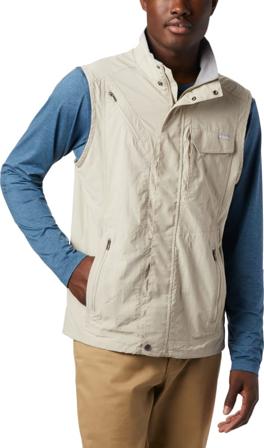 Columbia Montrail Men ́s Silver Ridge II Vest Men unlined vests Beige S