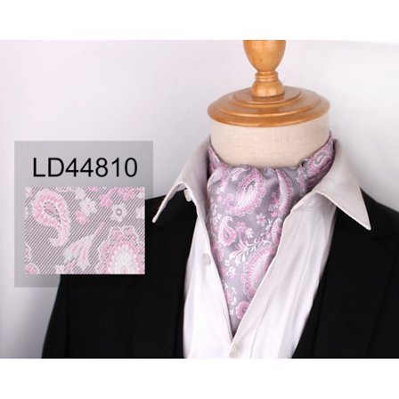 Herre Ascot Slips Silkevevd Blomster Slips, LD44810