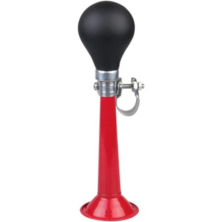 Klassisk Vintage Clown Horn Metall Barn Luft Horn för Fordon Gummi Alarm Trehjuling för Vuxna Hopvikbar