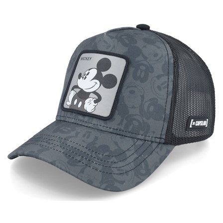 Capslab - Cinza trucker Boné - Disney Mickey Mouse Grey/Black Trucker @ Hatstore