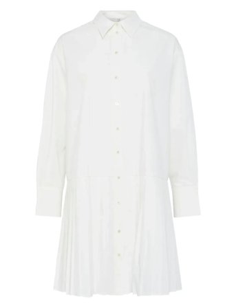 Yaselli Ls Shirt Dress S. Noos White YAS