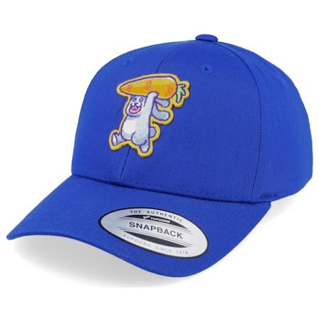Kiddo Cap - Blå adjustable Caps - Kids Bunny Carrot Blue Adjustable @ Hatstore