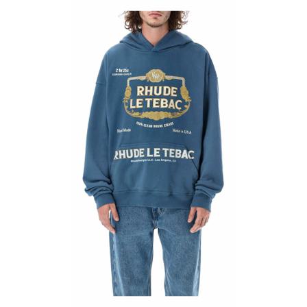 Rhude, Knitwear Pf 22Ho 10012F Blauw, Heren, Maat:M