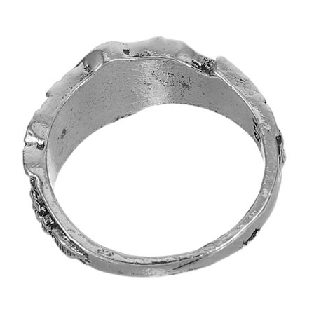 Ring Herren Silver Retro Design Multi-Elements Mode Dekoration 1st