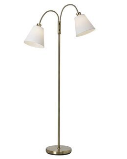 Gulvlampe Duett Hvit