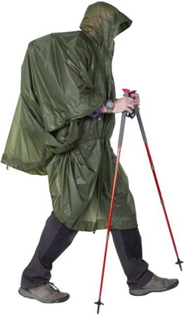 Exped Bivy Poncho UL sadeviitta, Moss