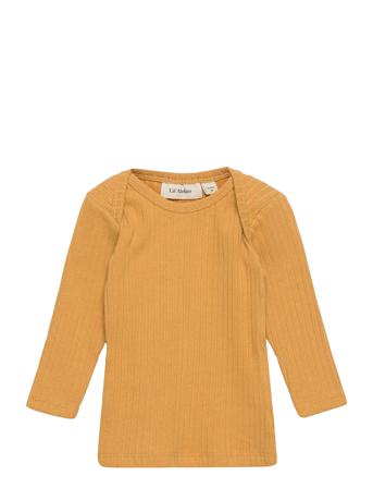Nbnikar Ls Slim Top Li L Orange Lil'Atelier