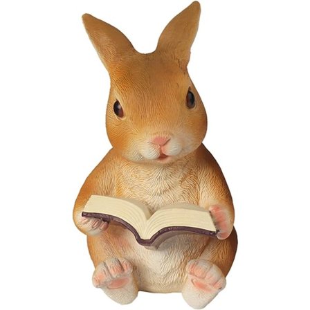 Pääsiäispupu-patsas Puutarhajänis-veistos Eläinpatsas Pääsiäispöydälle Maisema-asusteet