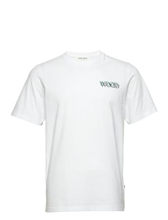Sami Graphic Logo T-Shirt T-shirt Hvid Wood Wood