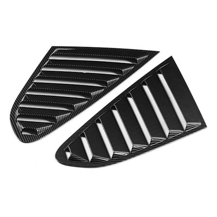 2 stk. Karbonfiber Side Luftventil Vindusjalusi for Audi A5 2008-2016