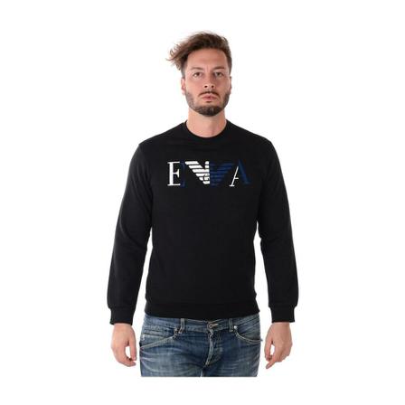 Emporio Armani, sweatshirt Zwart, Heren, Maat:XL