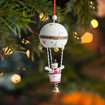 Grattis på födelsedagen ballonger Juljärn Målade Varma Ballonger Julgran Rådjur Snögubbe Jultomte Dekoration Liten Hängande