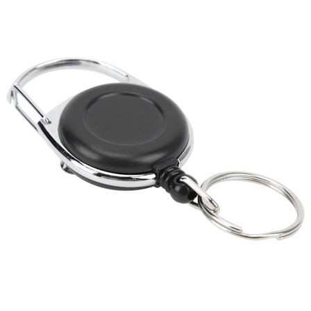 Uttrekkbar ståltråd fluefiske retractor klips fiskeutstyr