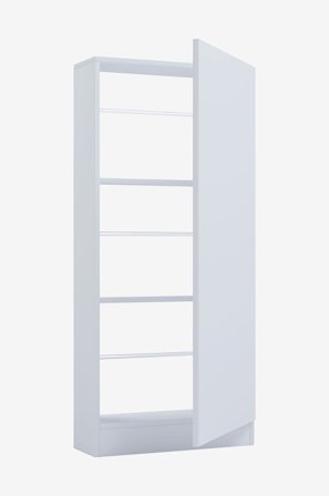 VCM - Vcm Kenkäkaappi Fulisa With Wooden Door - Valkoinen - Kenkäkaapit - - Homeroom