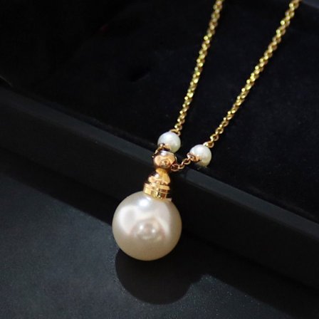 Pearl Parfym Vial Halsband Wishing Bottle Pendant 1 1